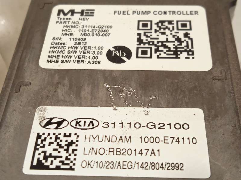 Recambio de bomba combustible para hyundai ioniq (ae) 1.6 gdi hybrid referencia OEM IAM 31110G2100 31114G2100 - Gris 5