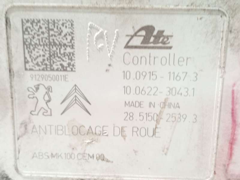 Recambio de abs para citroën c3 collection referencia OEM IAM 9802460680 10091511673 10022001214 5
