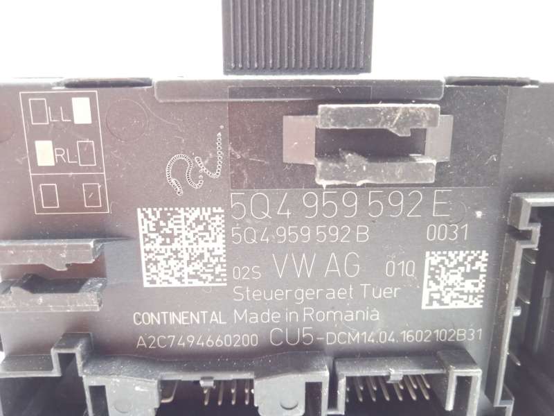 Recambio de centralita confort para seat ateca (kh7, khp) 2.0 tdi referencia OEM IAM 5Q4959592E - Blanco 3