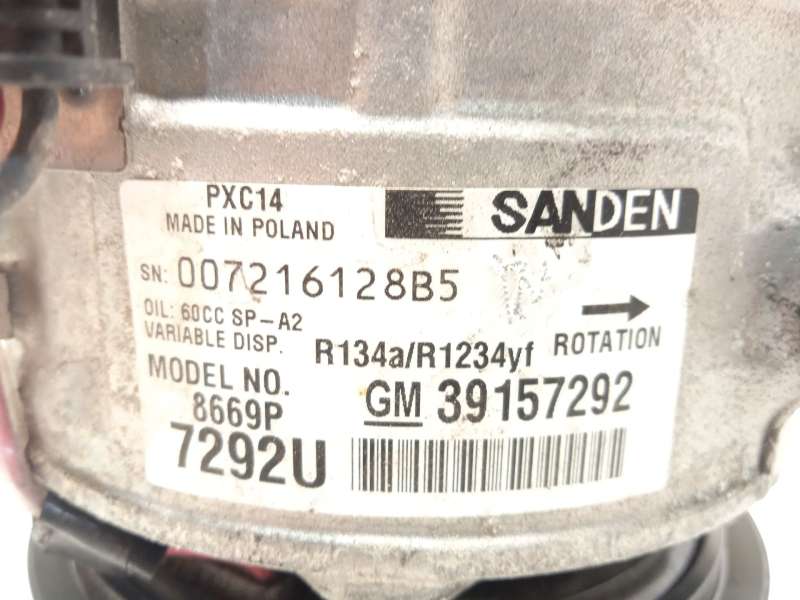 Recambio de compresor aire acondicionado para opel astra k sports tourer (b16) 1.4 turbo (35) referencia OEM IAM 39157292 8669P - Rojo 5