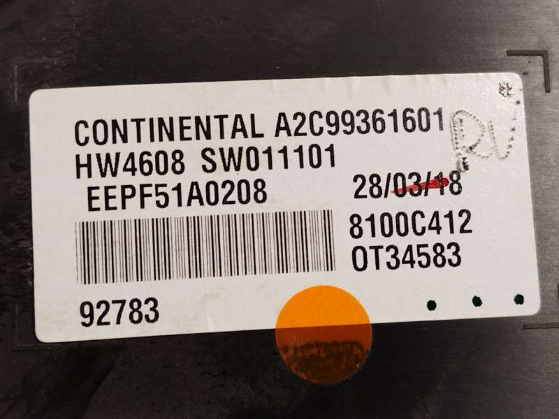 Recambio de cuadro instrumentos para mitsubishi eclipse cross (gk_, gl_) 1.5 t-mivec referencia OEM IAM 8100C412  A2C99361601 7