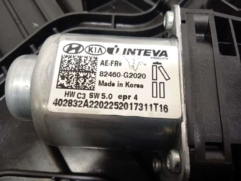 Recambio de elevalunas delantero derecho para hyundai ioniq (ae) 1.6 gdi hybrid referencia OEM IAM 82480G2070 82460G2020 - Gris 5