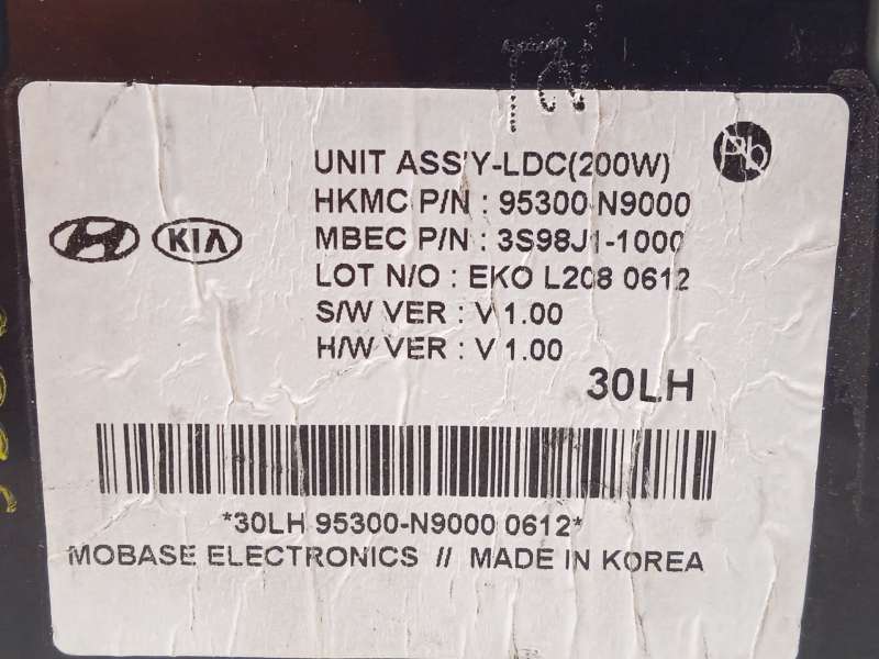 Recambio de modulo electronico para hyundai tucson (nx4e, nx4a) 1.6 t-gdi referencia OEM IAM 95300N9000  3S98J11000 - Blanco 4