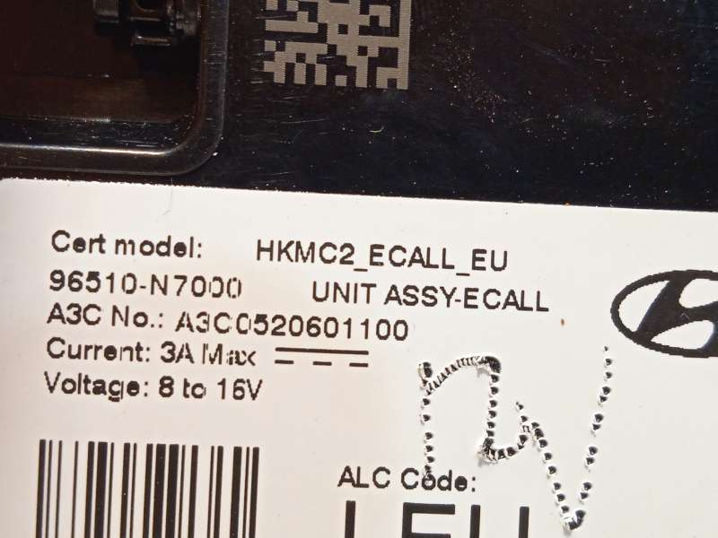 Recambio de modulo electronico para hyundai tucson (nx4e, nx4a) 1.6 t-gdi referencia OEM IAM 96510N7000  A3C0520601100 - Blanco 3