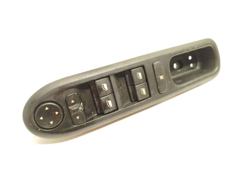 Recambio de mando elevalunas delantero izquierdo para peugeot 407 (6d_) 2.0 hdi 135 (6drhrh, 6drhre, 6drhrg, 6drhrj) referencia - Negro