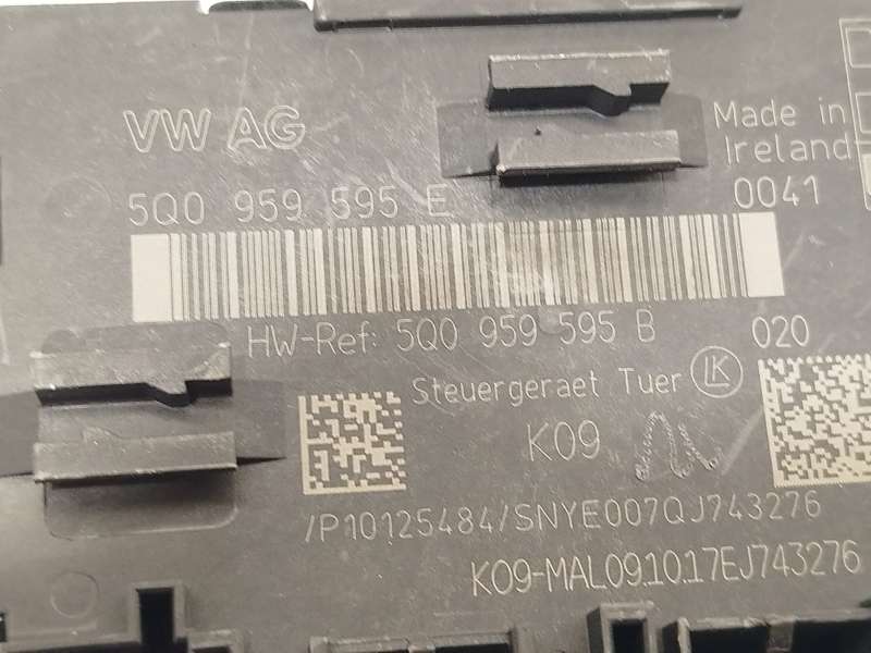Recambio de centralita confort para volkswagen touran (5t1) 1.6 tdi referencia OEM IAM 5Q0959595E 4