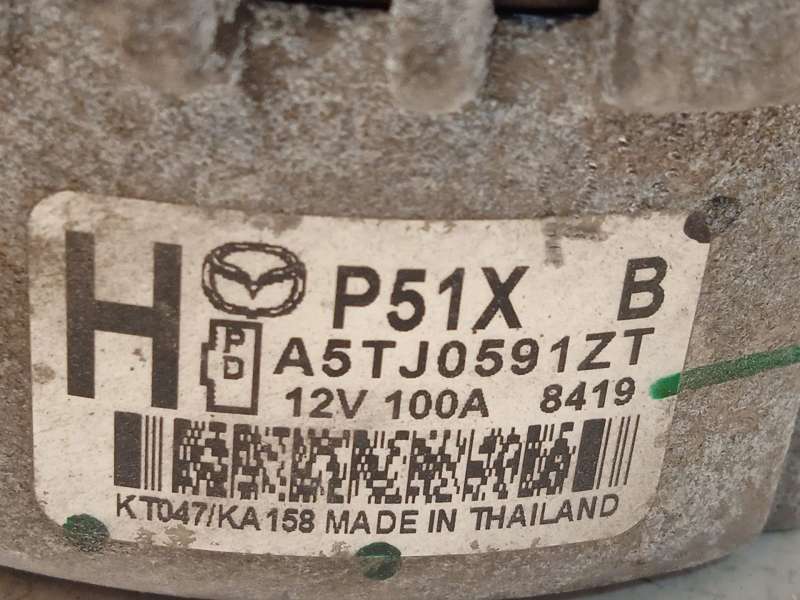 Recambio de alternador para mazda cx-3 (dk) 2.0 skyactiv-g referencia OEM IAM S55118300  A5TJ0591ZT 4