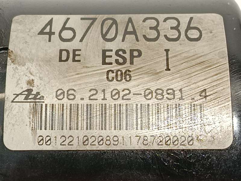 Recambio de abs para mitsubishi outlander ii (cw_w) 2.0 di-d (cw8w) referencia OEM IAM 4670A336 06210908193 06210208914 - Gris 5