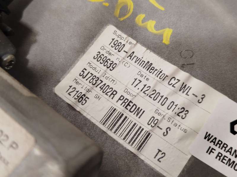 Recambio de elevalunas delantero derecho para skoda roomster (5j7) 1.6 tdi referencia OEM IAM 6R0959802P 5J7837462 3