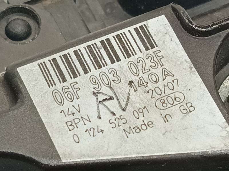 Recambio de alternador para mitsubishi outlander ii (cw_w) 2.0 di-d (cw8w) referencia OEM IAM 06F903023F  0124525091 - Gris 5