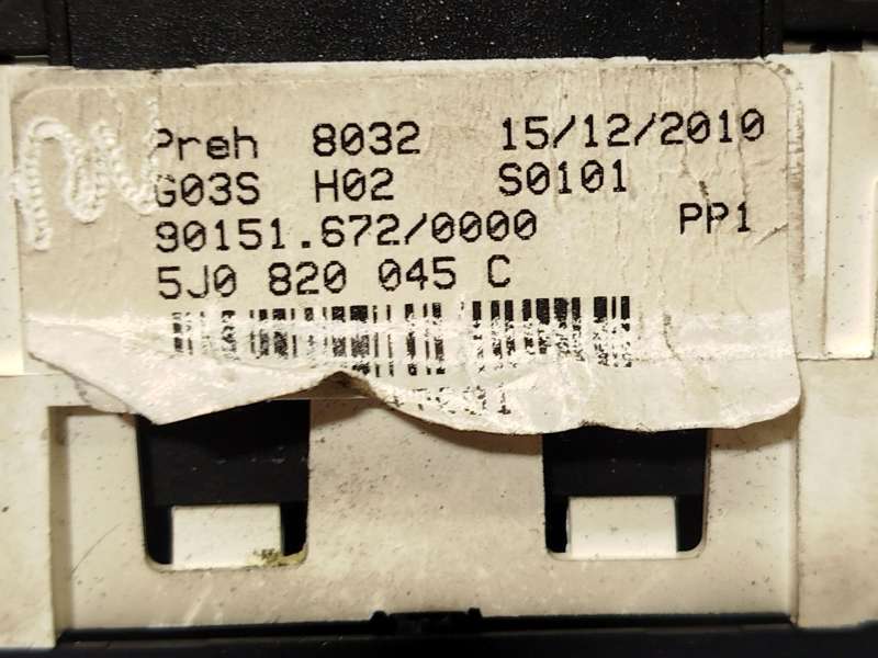 Recambio de mando calefaccion / aire acondicionado para skoda roomster (5j7) 1.6 tdi referencia OEM IAM 5J0820045C9B9 5