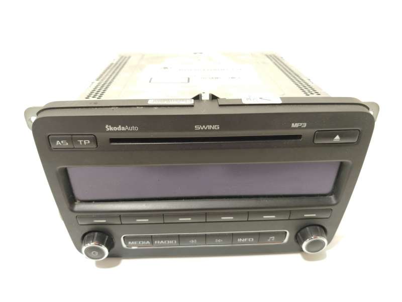 Recambio de sistema audio / radio cd para skoda roomster (5j7) 1.6 tdi referencia OEM IAM 5J0035161C  28289316 2