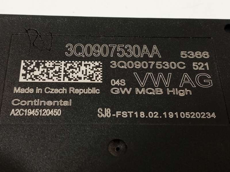 Recambio de modulo electronico para audi a1 sportback (gba) 30 tfsi referencia OEM IAM 3Q0907530AA  A2C1945120450 4