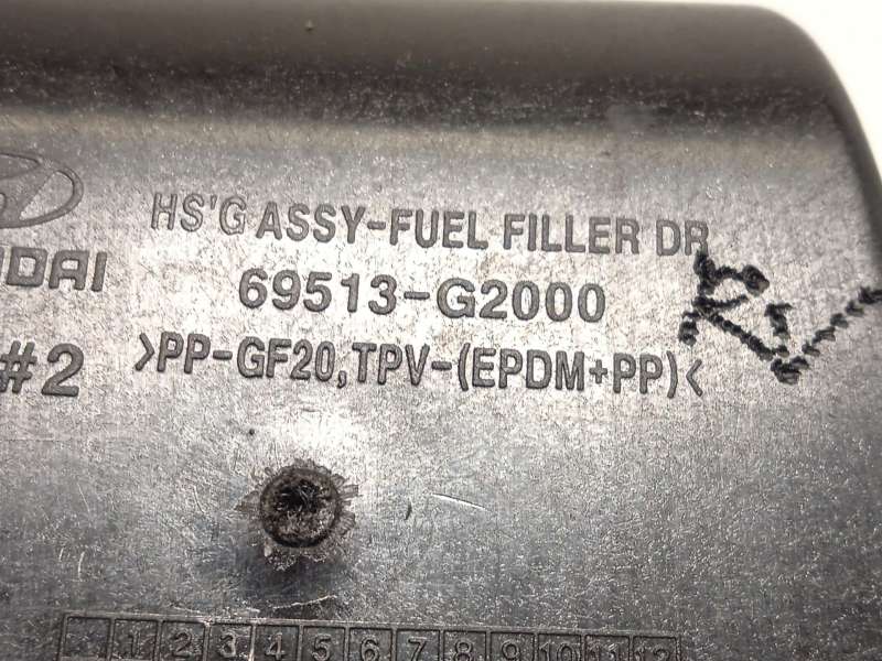 Recambio de tapa exterior combustible para hyundai ioniq (ae) 1.6 gdi hybrid referencia OEM IAM 69513G2000 69510G2000 - Gris 4