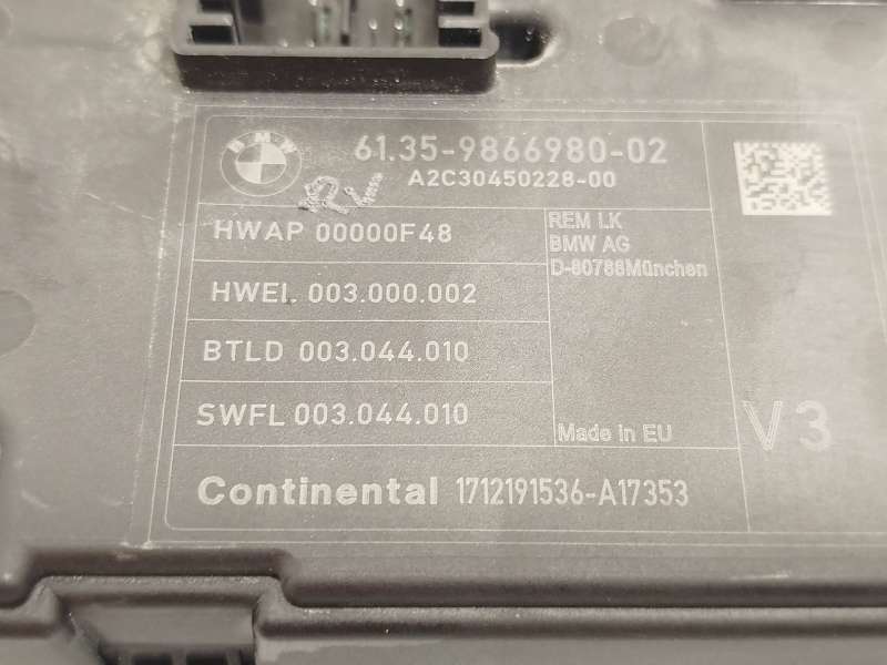 Recambio de caja reles / fusibles para bmw 1 (f20) 116 d referencia OEM IAM 61359866980  A2C30450228 - Negro 4