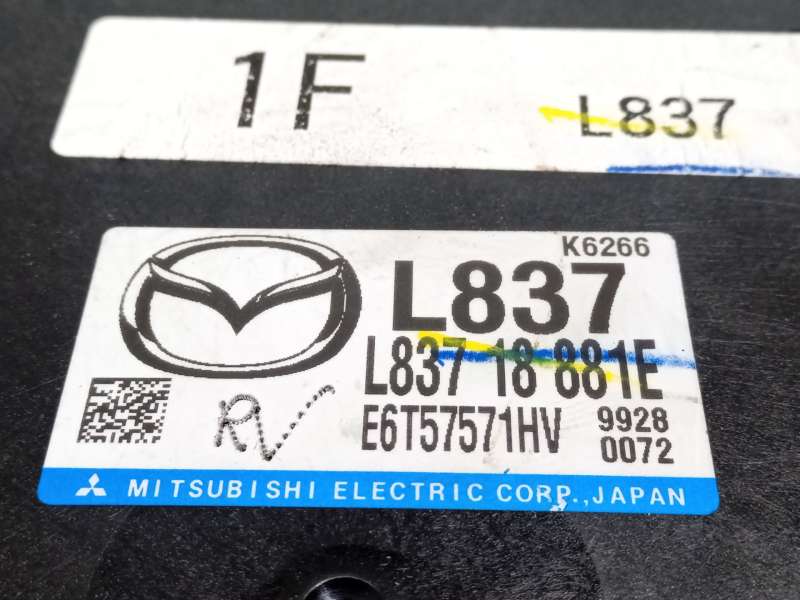 Recambio de centralita motor uce para mazda 6 hatchback (gh) 1.8 mzr referencia OEM IAM L83718881E  E6T57571HV - Negro 5