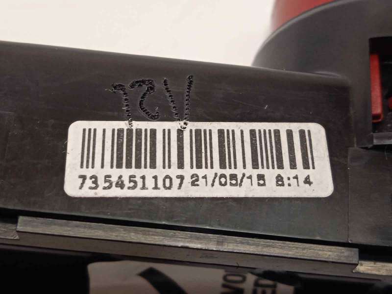 Recambio de mando multifuncion para fiat 500 1.2 referencia OEM IAM 735451107 - Blanco 5