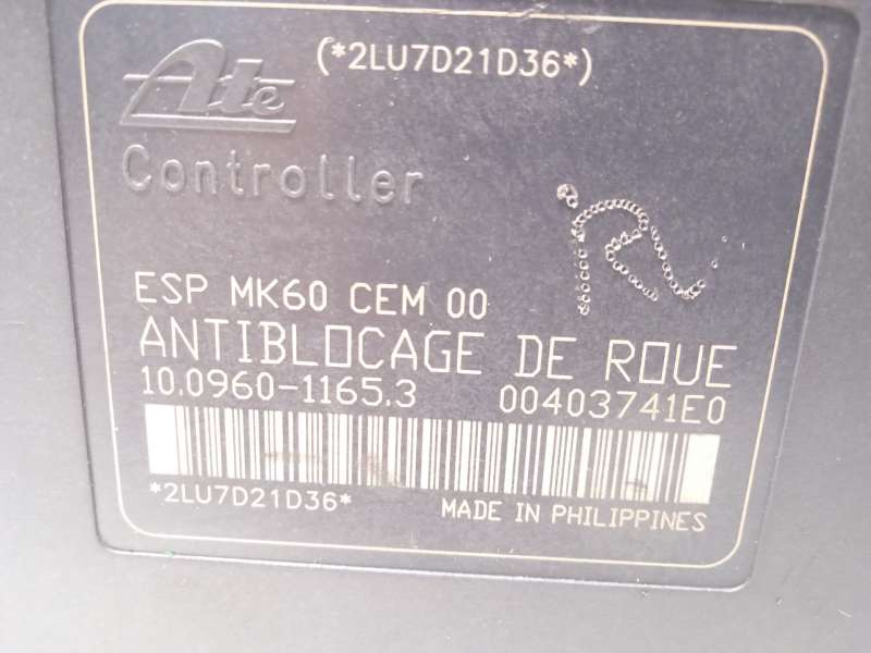 Recambio de abs para citroën c5 berlina collection referencia OEM IAM 9659770580 10096011653 10020602334 5