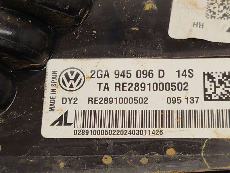 Recambio de piloto trasero derecho para volkswagen t-roc (a11, d11) 1.0 tsi referencia OEM IAM 2GA945096D 4