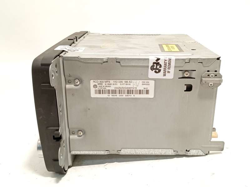 Recambio de sistema audio / radio cd para volkswagen passat b6 (3c2) 2.0 fsi referencia OEM IAM 1K0035186AD 3
