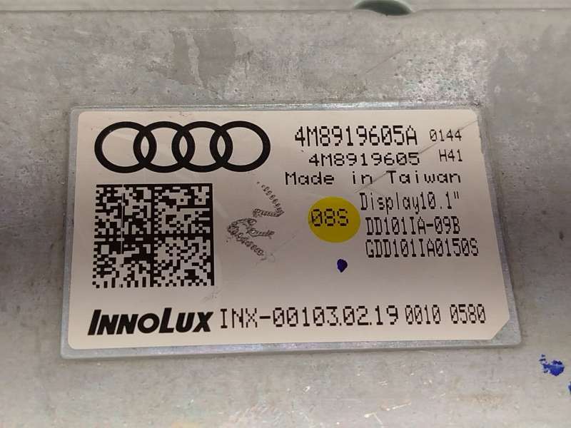 Recambio de pantalla multifuncion para audi q8 (4mn, 4mt) 50 tdi mild hybrid quattro referencia OEM IAM 4M8919605A 6