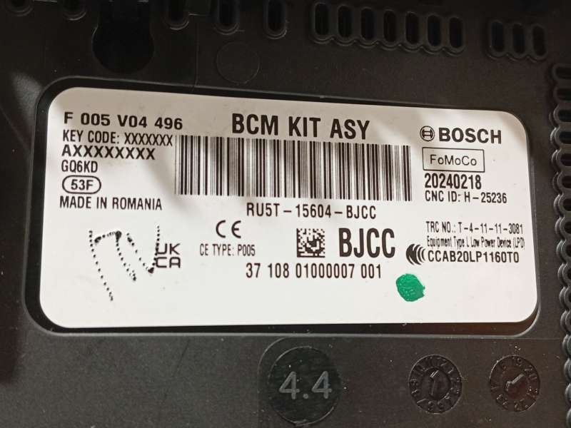 Recambio de caja reles / fusibles para ford kuga iii (dfk) 2.5 fhev referencia OEM IAM RU5T15604BJCC 2758213 F005V04496 - Azul 4