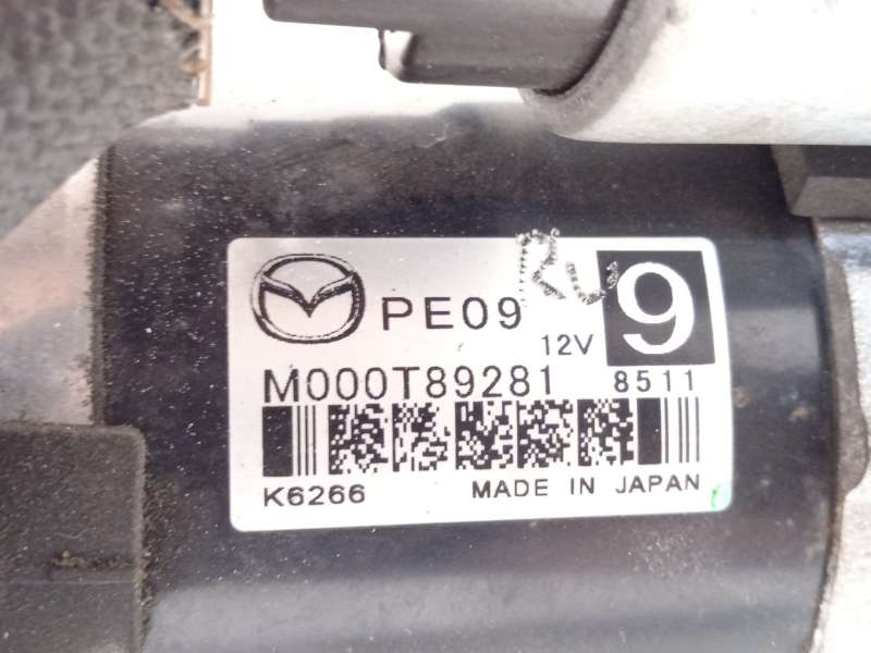 Recambio de motor arranque para mazda cx-3 (dk) 2.0 skyactiv-g referencia OEM IAM PE0918400  M000T89281 5