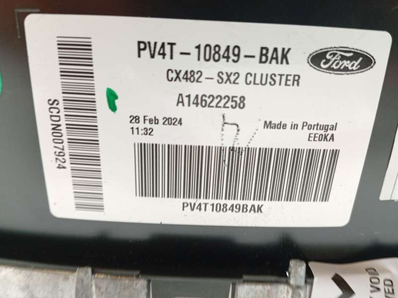 Recambio de cuadro instrumentos para ford kuga iii (dfk) 2.5 fhev referencia OEM IAM PV4T10849BAK 2855212 - Azul 6