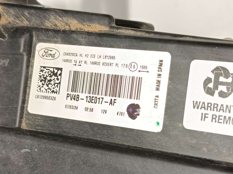 Recambio de faro izquierdo para ford kuga iii (dfk) 2.5 fhev referencia OEM IAM PV4B13E017AF 2859653 L81299503Z6 - Azul 4