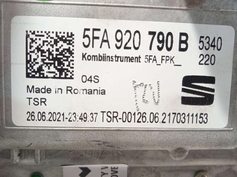 Recambio de cuadro instrumentos para cupra formentor (km7) 1.4 e-hybrid referencia OEM IAM 5FA920790B 6