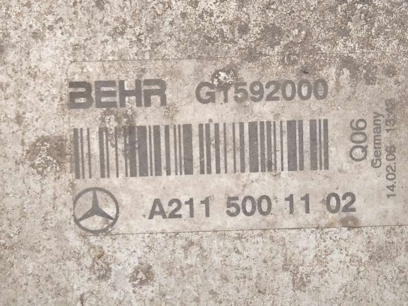 Recambio de intercooler para mercedes-benz clase e (w211) e 280 cdi (211.020) referencia OEM IAM A2115001102 5