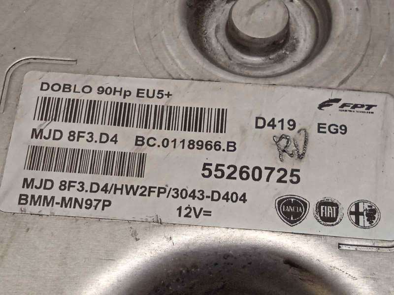 Recambio de centralita motor uce para opel combo d 1.3 16v cdti referencia OEM IAM 55260725 - Blanco 4