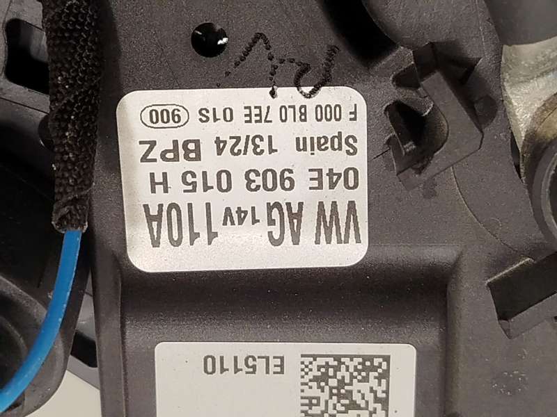 Recambio de alternador para volkswagen t-cross (c11, d31) 1.0 tsi referencia OEM IAM 04E903015H  F000BL07EE 5
