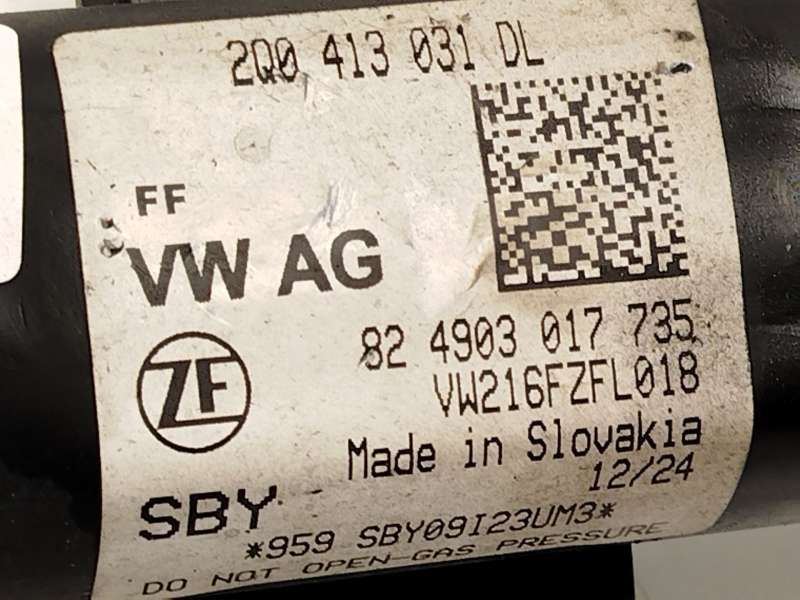 Recambio de amortiguador delantero derecho para volkswagen t-cross (c11, d31) 1.0 tsi referencia OEM IAM 2Q0413031DL 4