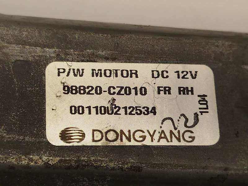 Recambio de elevalunas delantero derecho para ssangyong korando (ck) 2.0 e-xdi referencia OEM IAM 98820CZ010 - Negro 4