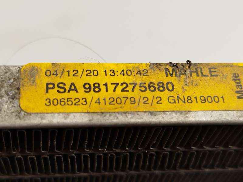 Recambio de condensador / radiador aire acondicionado para peugeot 3008 ii suv (mc_, mr_, mj_, m4_) 1.5 bluehdi 130 referencia O 4