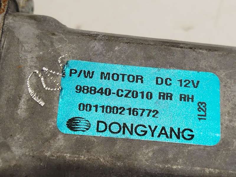 Recambio de elevalunas trasero derecho para ssangyong korando (ck) 2.0 e-xdi referencia OEM IAM 98840CZ010 - Negro 4