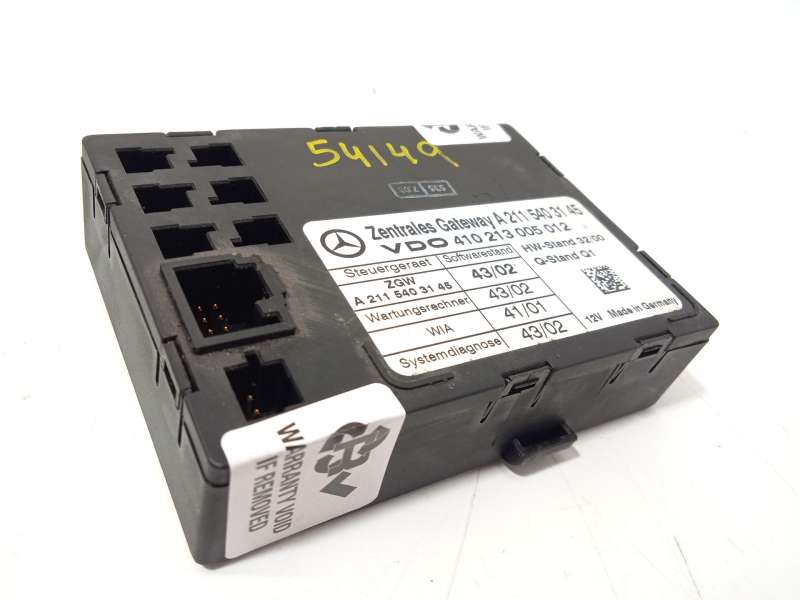Recambio de modulo confort para mercedes-benz clase e (w211) e 270 cdi (211.016) referencia OEM IAM A2115403145  410213005012 - Negro