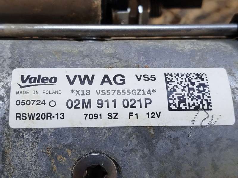 Recambio de motor arranque para seat leon (kl1, klg) 2.0 tdi referencia OEM IAM 02M911021P  RSW20R13 - Blanco 5