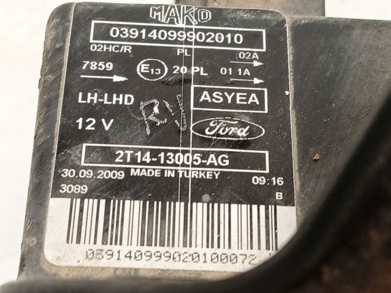 Recambio de faro izquierdo para ford tourneo connect 1.8 tdci referencia OEM IAM 2T1413005AG 1346495 - Plata 5