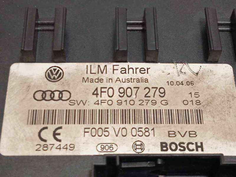 Recambio de modulo electronico para audi q7 (4l) 3.0 tdi referencia OEM IAM 4F0907279 4F0910279G F005V00581 - Negro 4