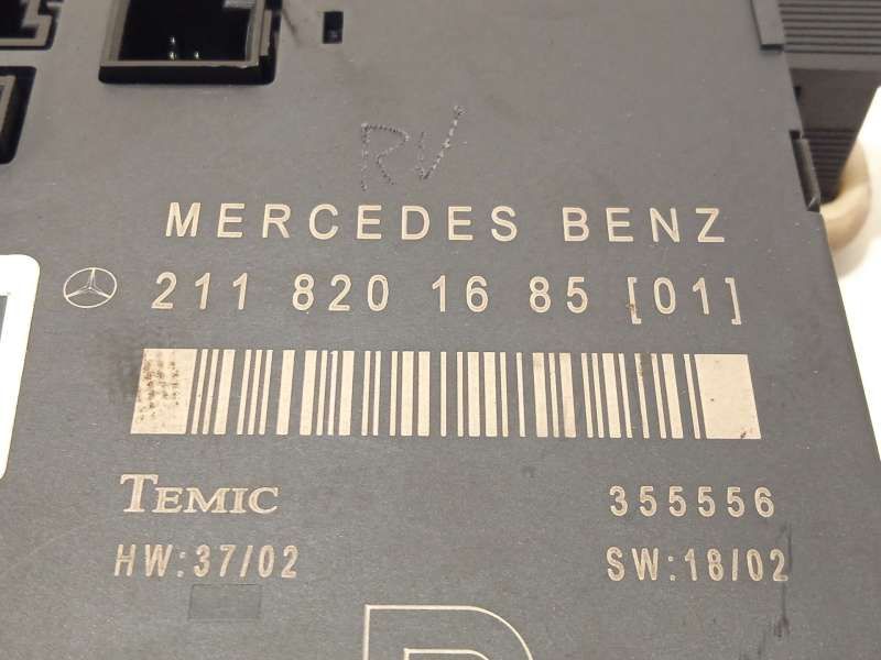 Recambio de modulo confort para mercedes-benz clase e (w211) e 270 cdi (211.016) referencia OEM IAM 2118201685 - Negro 4