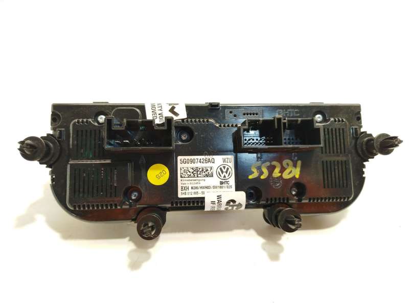 Recambio de mando climatizador para volkswagen touran (5t1) 1.6 tdi referencia OEM IAM 5G0907426AQ  5HB012655 - Azul 4