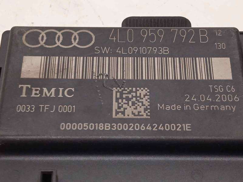 Recambio de modulo confort para audi q7 (4l) 3.0 tdi referencia OEM IAM 4L0959792B - Negro 4