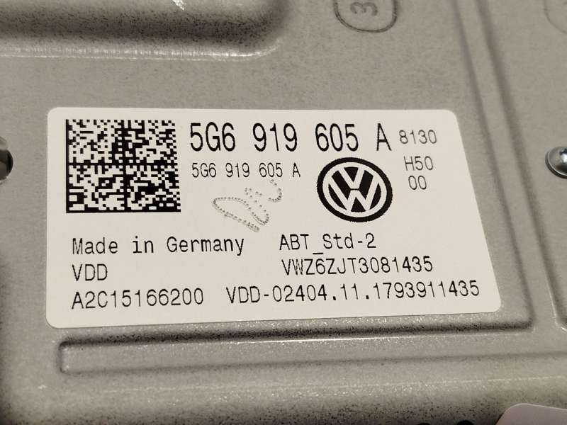 Recambio de pantalla multifuncion para volkswagen touran (5t1) 1.6 tdi referencia OEM IAM 5G6919605A  A2C15166200 - Azul 6