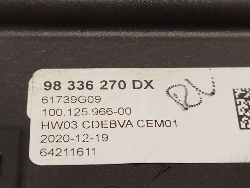 Recambio de palanca cambio para peugeot 3008 ii suv (mc_, mr_, mj_, m4_) 1.5 bluehdi 130 referencia OEM IAM 98336270DX 166357608 5