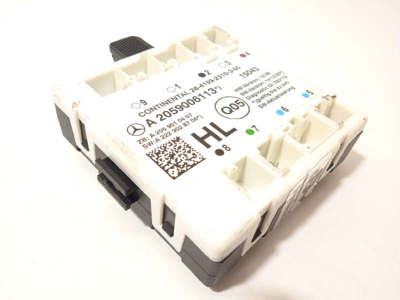 Recambio de centralita confort para mercedes-benz clase c (w205) lim. c 220 cdi bluetec (205.004) referencia OEM IAM A2059006113 - Blanco
