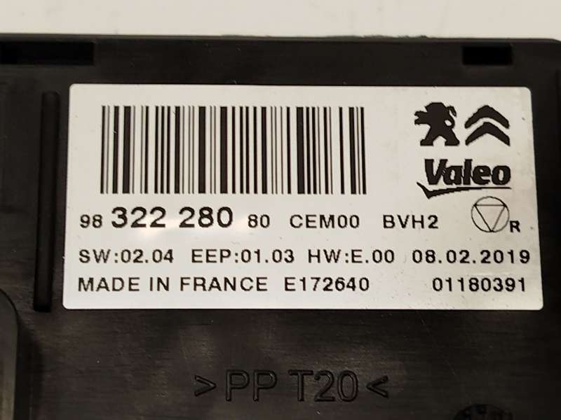 Recambio de modulo electronico para peugeot 308 ii (lb_, lp_, lw_, lh_, l3_) 1.2 thp 130 referencia OEM IAM 9832228080 4