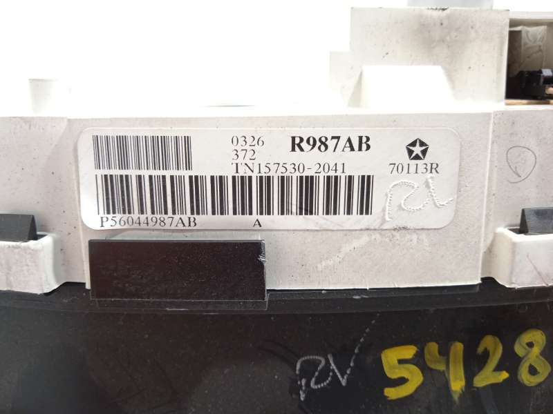 Recambio de cuadro instrumentos para chrysler voyager iv (rg, rs) 2.8 crd referencia OEM IAM P56044987AB K56044987AB - Gris 6
