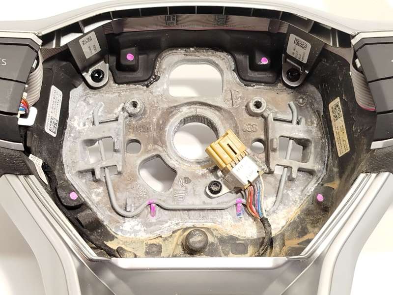Recambio de volante para seat leon (kl1, klg) 2.0 tdi referencia OEM IAM 5FA419091GEWVV - Blanco 4
